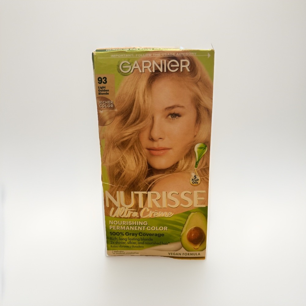 # 93 Garnier Nutrisse Nourishing Hair Color Creme Honey Butter Lt Gold Blonde
